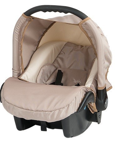 Бебешко Кошче За Кола Baby Merc Zipy - Кремаво