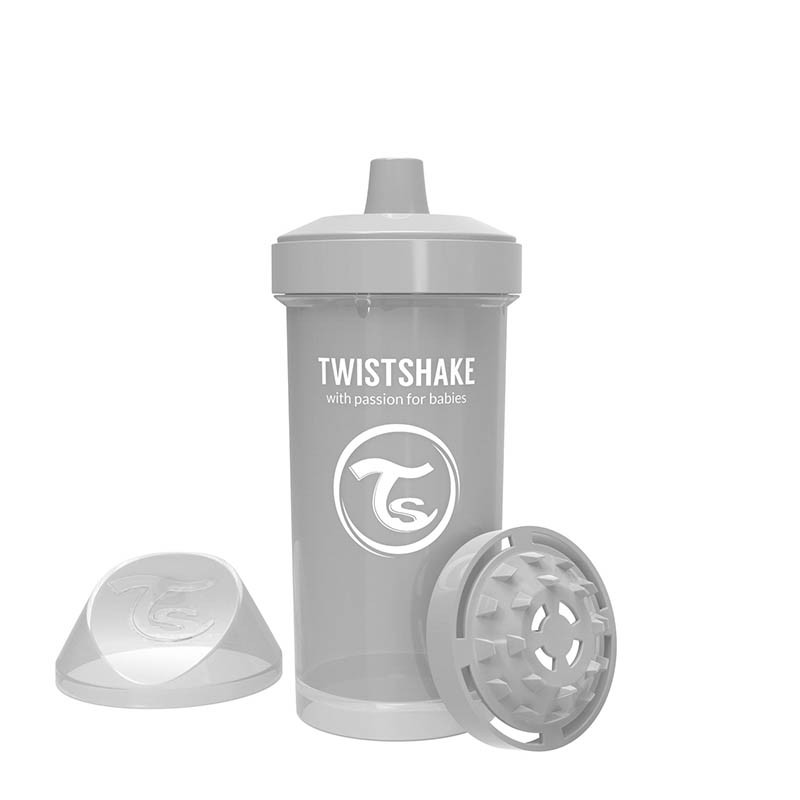Children's Cup with Shaker Twistshake 360 Ml 12+ Months Gray