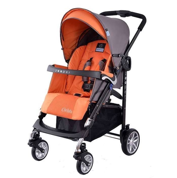 Child Stroller, Combined Zooper Waltz Honey Citrus, Gray and Orange