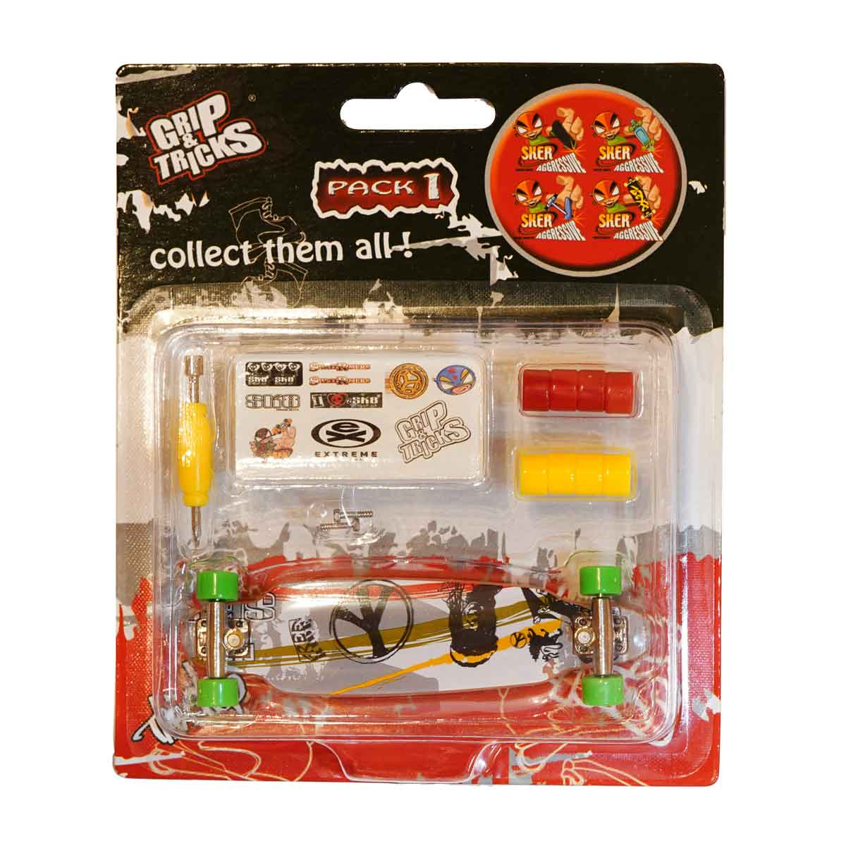 Играчка За Пръсти Long Board, Сив