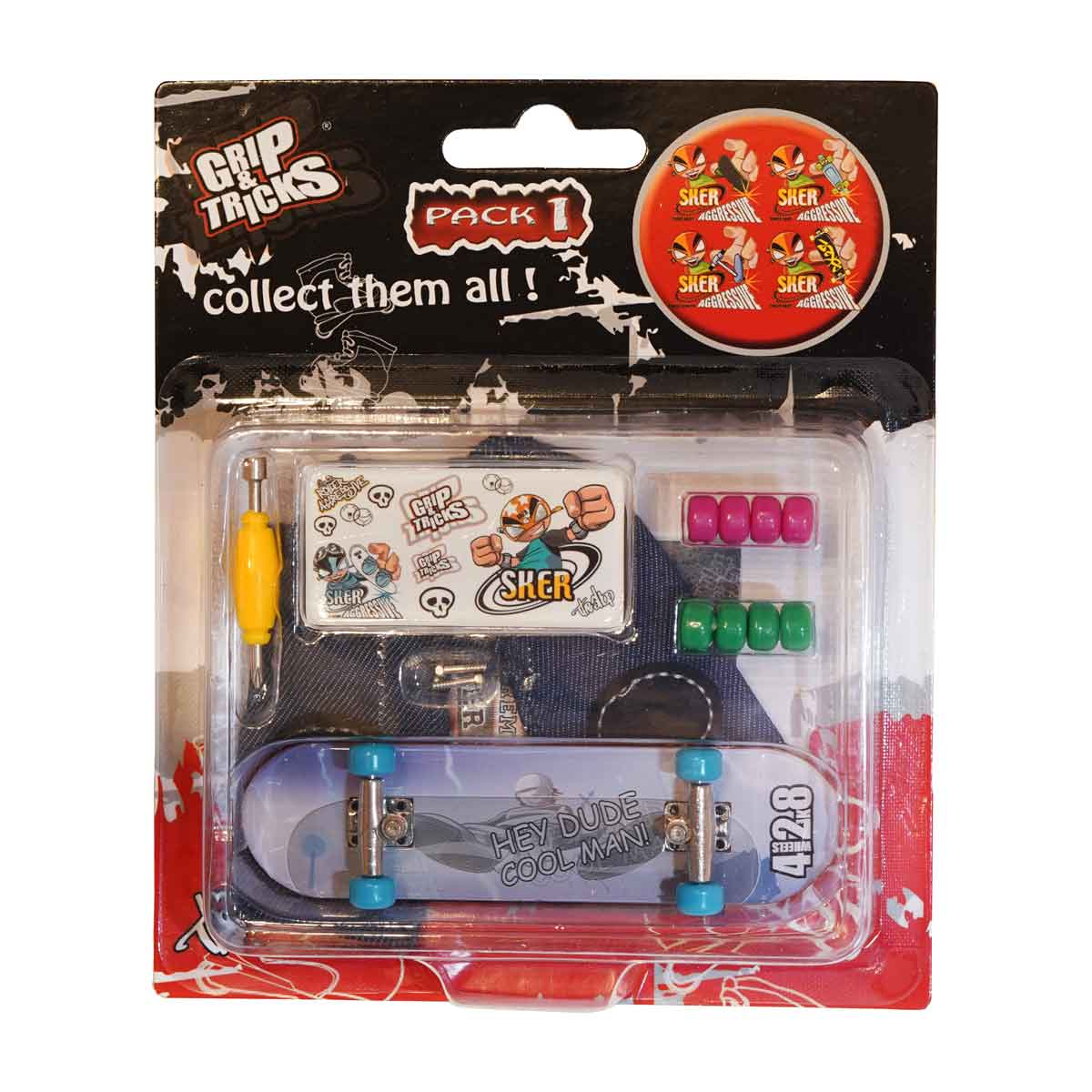 Играчка За Пръсти Skateboard, Син