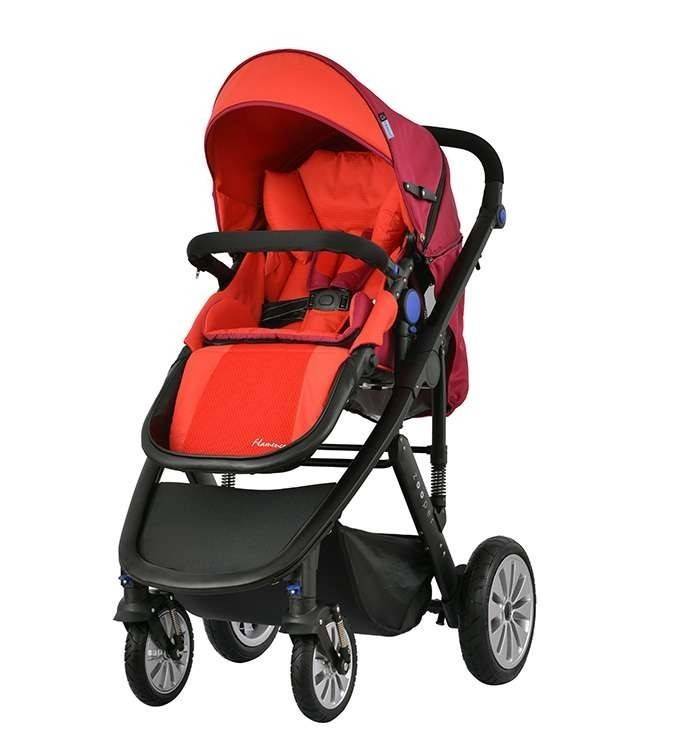 Combined Stroller 2 in 1 Zooper Flamenco Flaming Plaid, Red