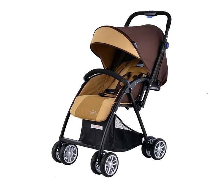 Combined Stroller Zooper Salsa Khaki Plaid, Brown