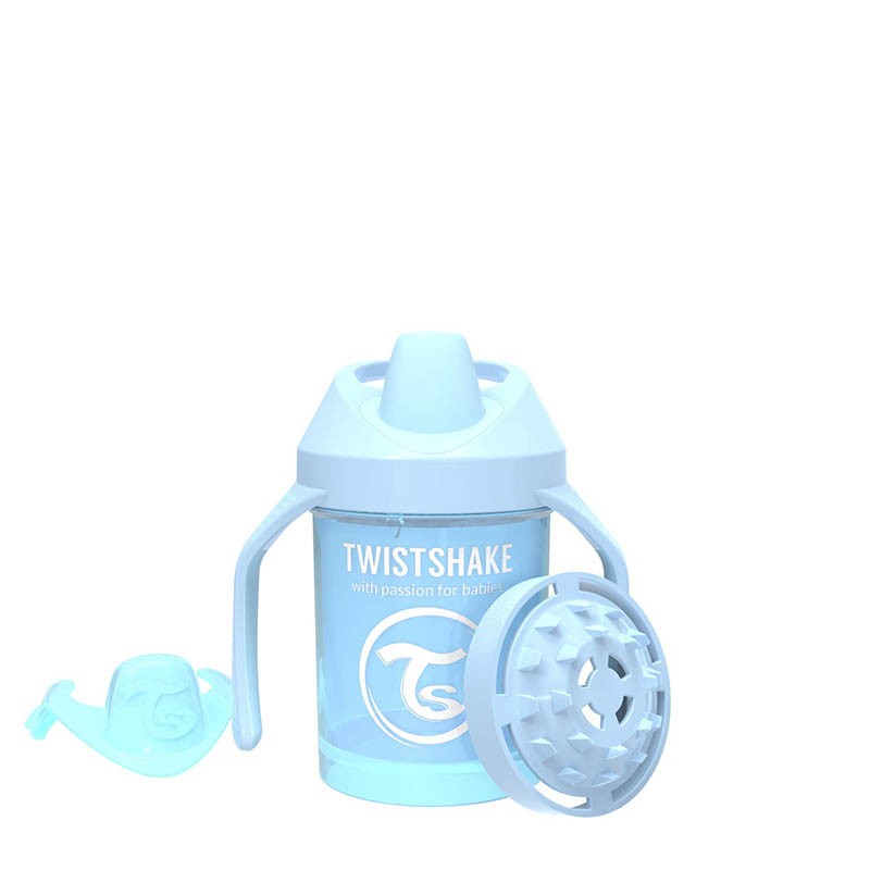 Mini Cup with Shaker Twistshake 230 ml 4+ Months Blue