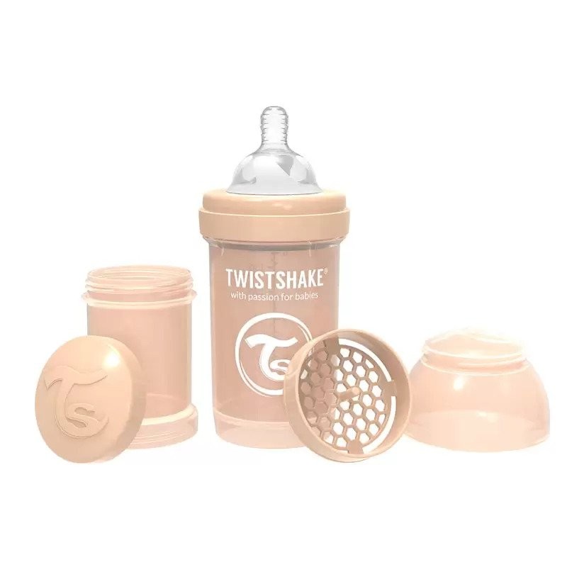 Bottle for Colic for Babies Twistshake 180 ml Beige
