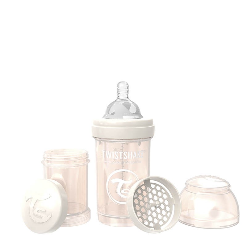 Twistshake Anti-Colic Baby Bottle 180ml - Pearl Champagne Collection
