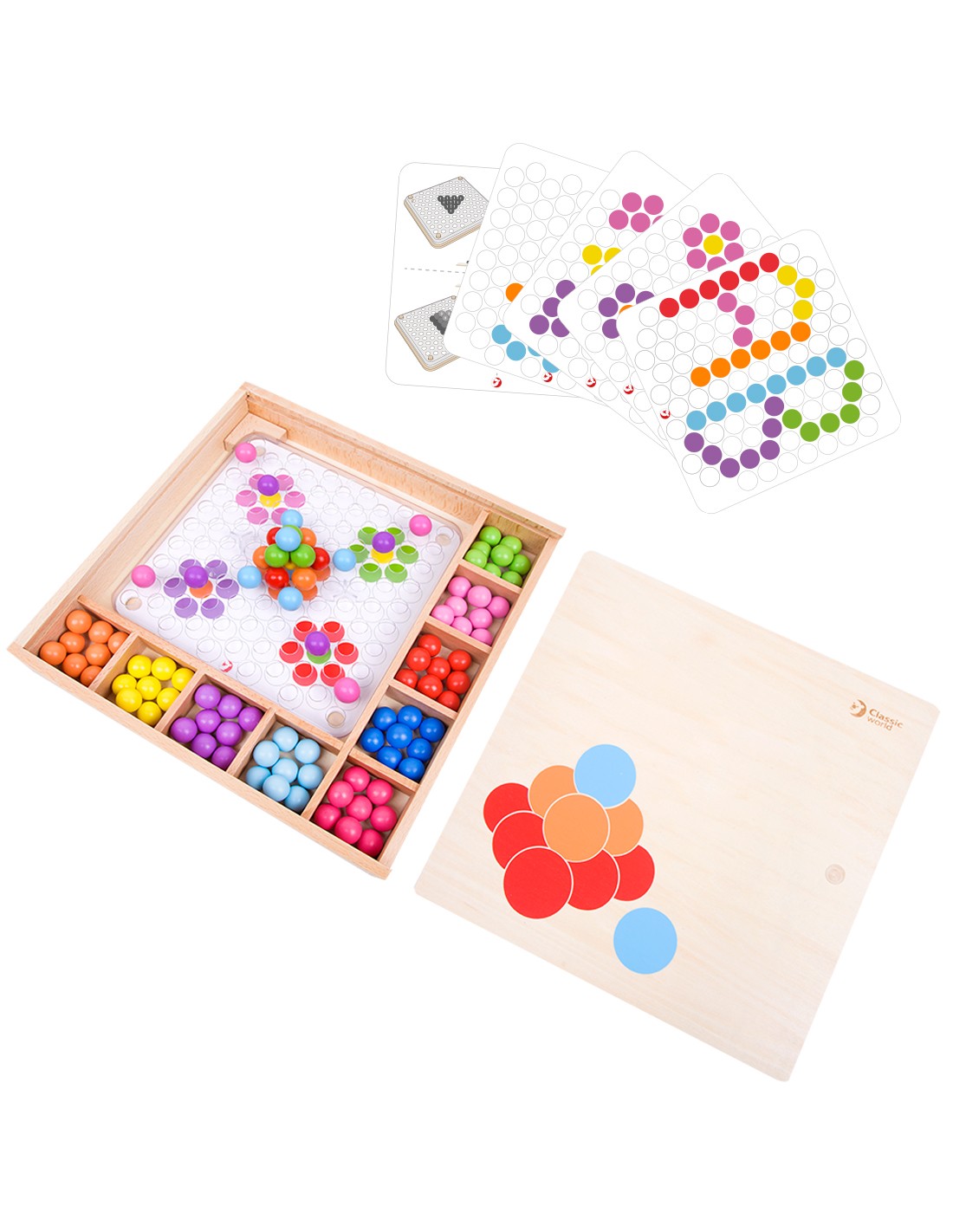 Children's Wooden Colorful Mosaic