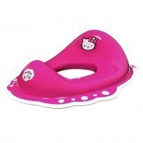 Детска Седалка Hello Kitty с Гумирана Основа Розова