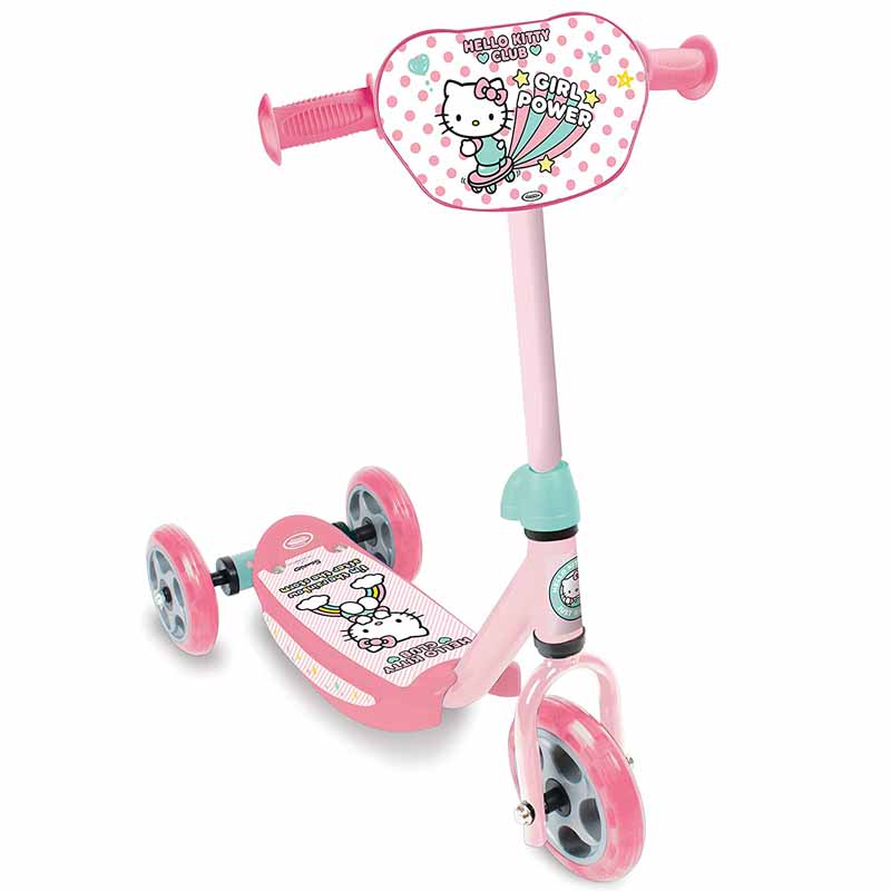 Child scooter with three wheels, Hello Kitty